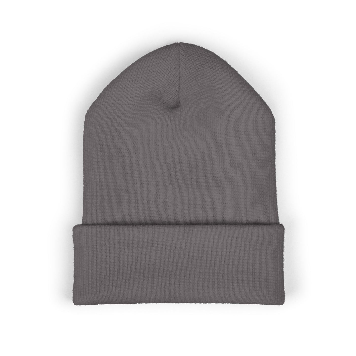 Classic Cuffed Beanie with Embroidered Logo - Cozy Winter Accessory