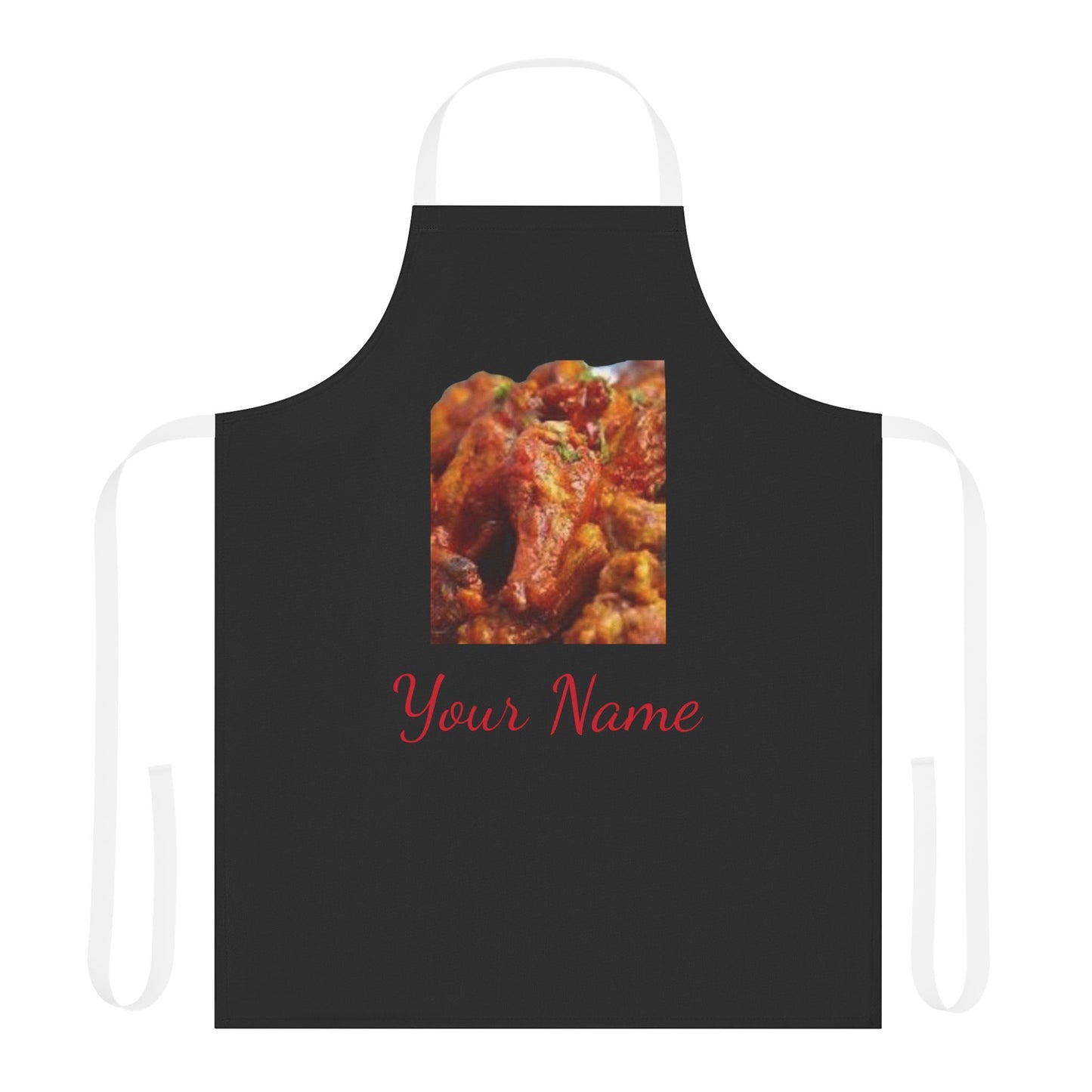 Apron, 5-Color Straps (AOP) Your Name-Your Picture