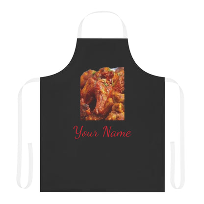 Apron, 5-Color Straps (AOP) Your Name-Your Picture
