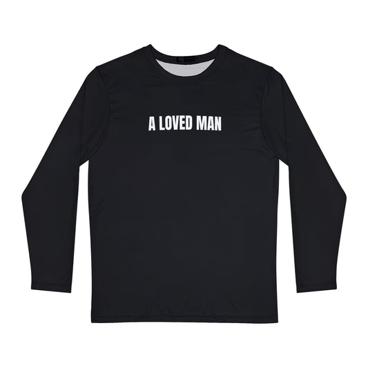 Men's Long Sleeve Shirt (AOP)-A LOVED MAN