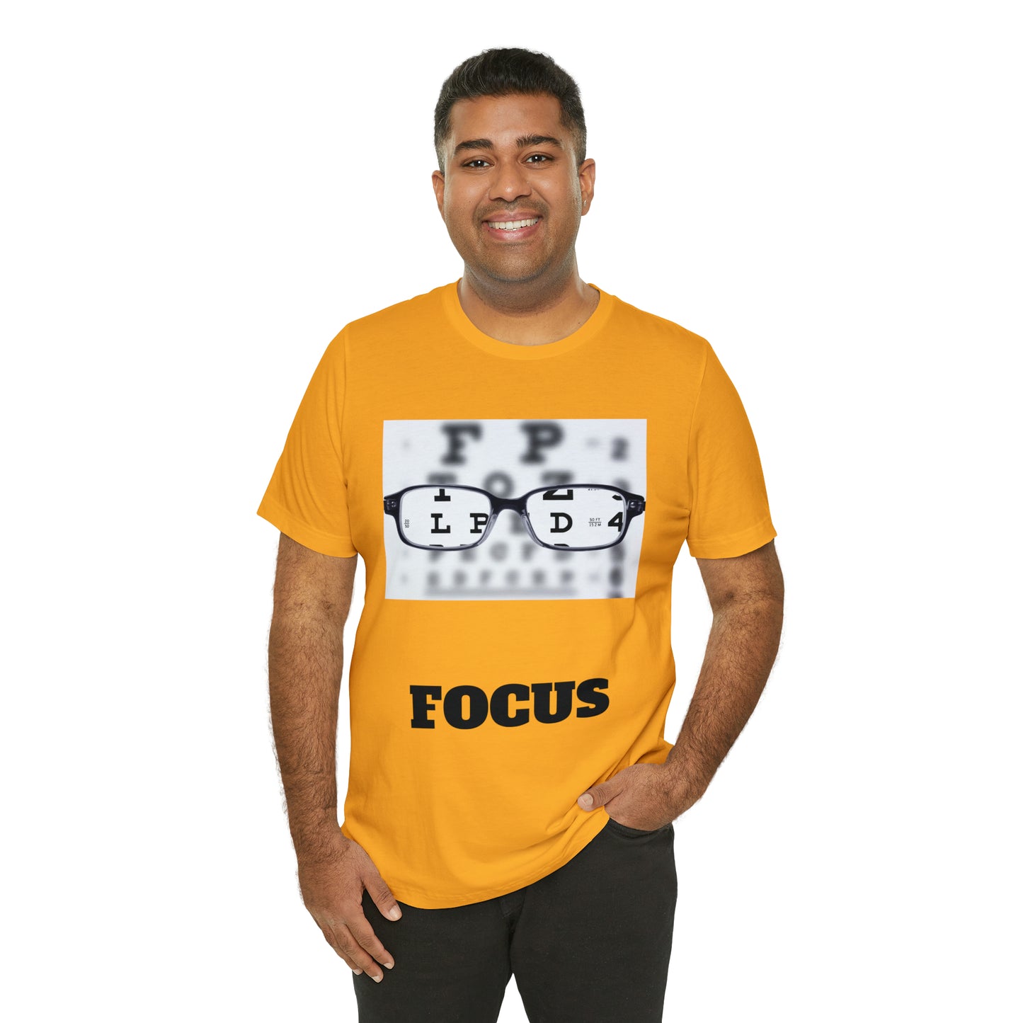 Unisex Jersey Short Sleeve Tee-FOCUS