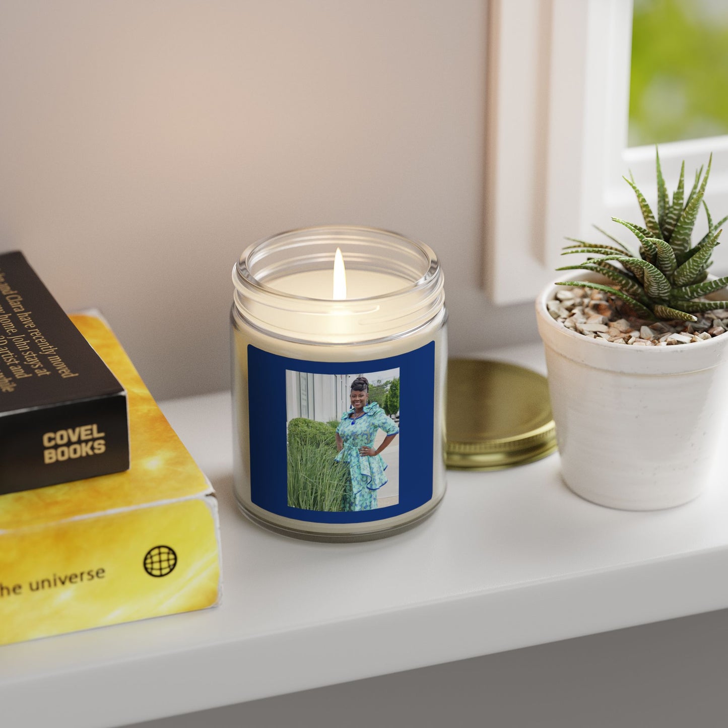 Scented Candles, Coconut Apricot Wax (4oz, 9oz)-CLEMON CANDLE 2