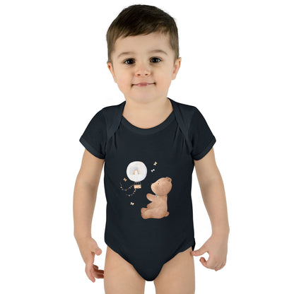 Infant Baby Rib Bodysuit-Bear Bear