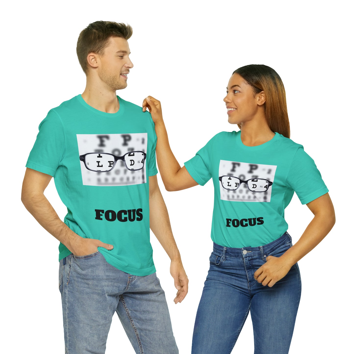 Unisex Jersey Short Sleeve Tee-FOCUS