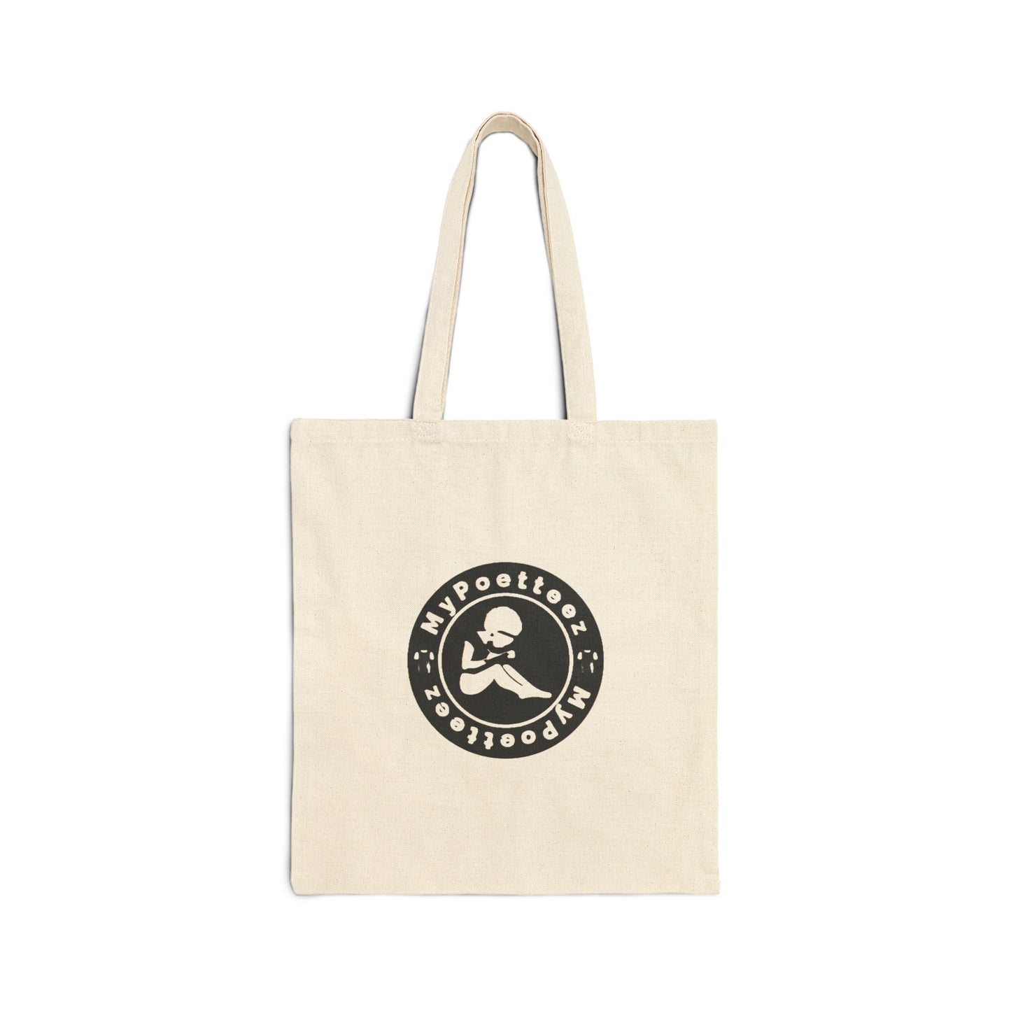 Motivational Cotton Canvas Tote Bag - Perfect for Poets & Writers