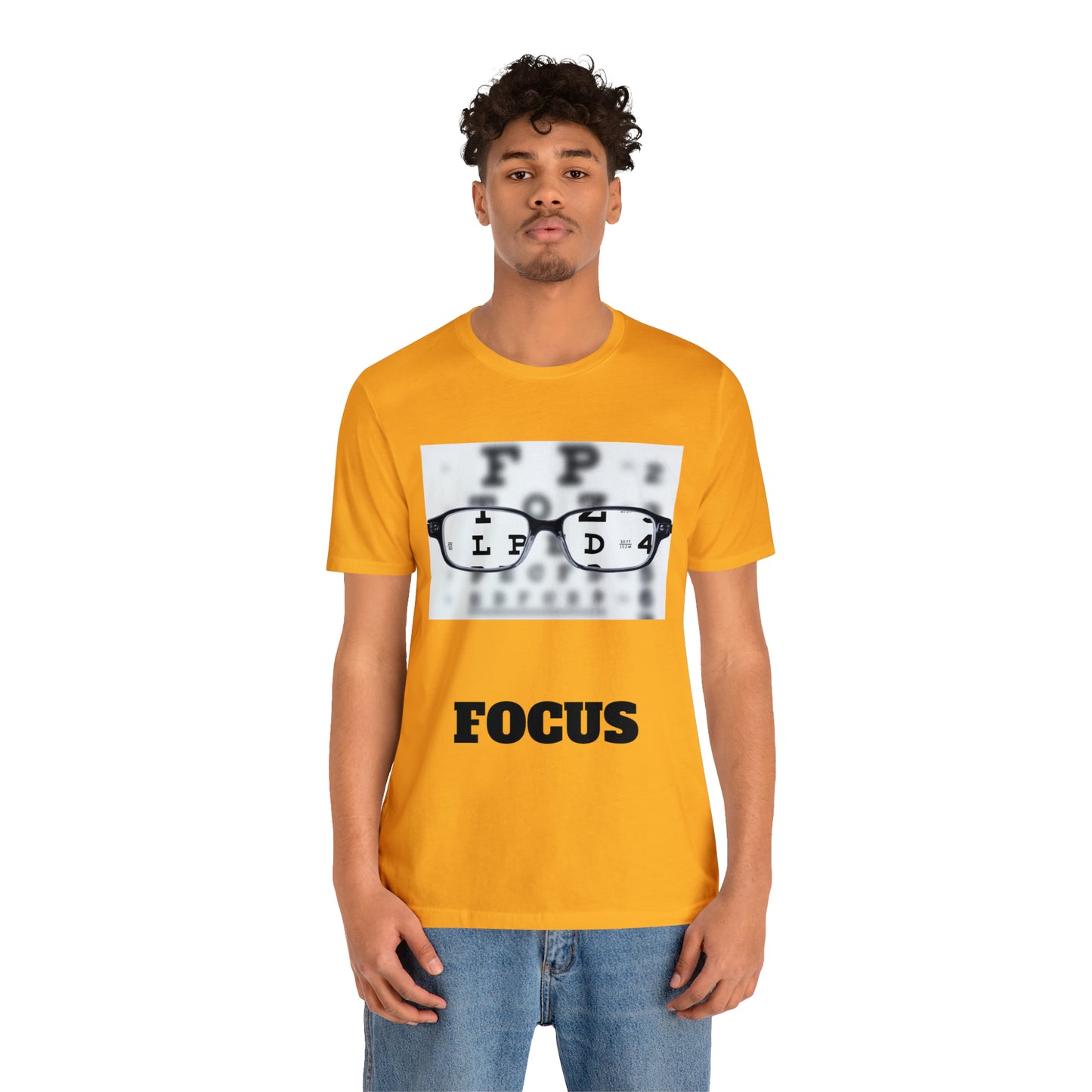 Unisex Jersey Short Sleeve Tee-FOCUS