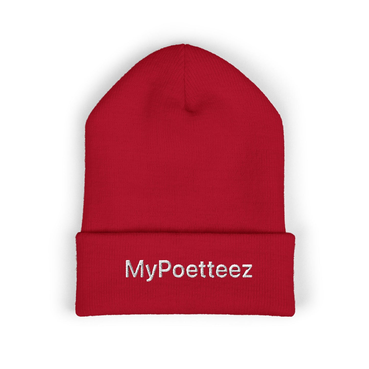 Classic Cuffed Beanie with Embroidered Logo - Cozy Winter Accessory
