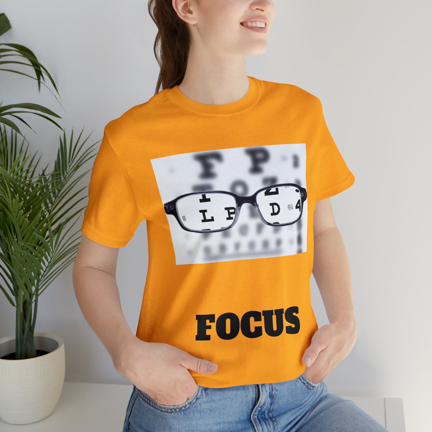 Unisex Jersey Short Sleeve Tee-FOCUS