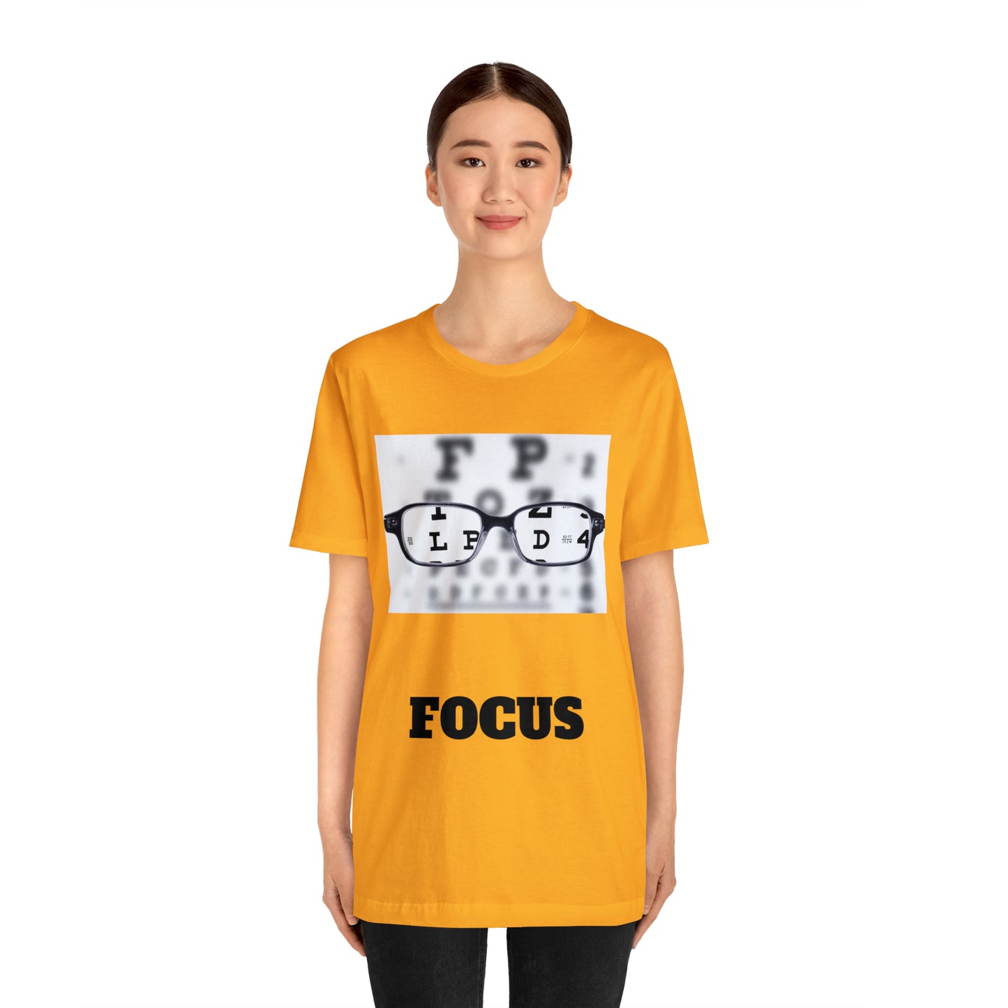 Unisex Jersey Short Sleeve Tee-FOCUS