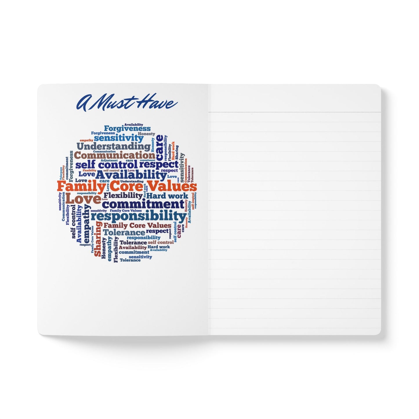 Damaged BUT Not Done Softcover Journal Index, Ideal for Organization & Reflection-White