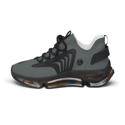 Women's Mesh Sneakers Dark Grey/Black Soles-MyPoetteez Logo
