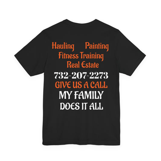 Unisex Jersey Short Sleeve-MY FAMILY DOES IT ALL-CALL