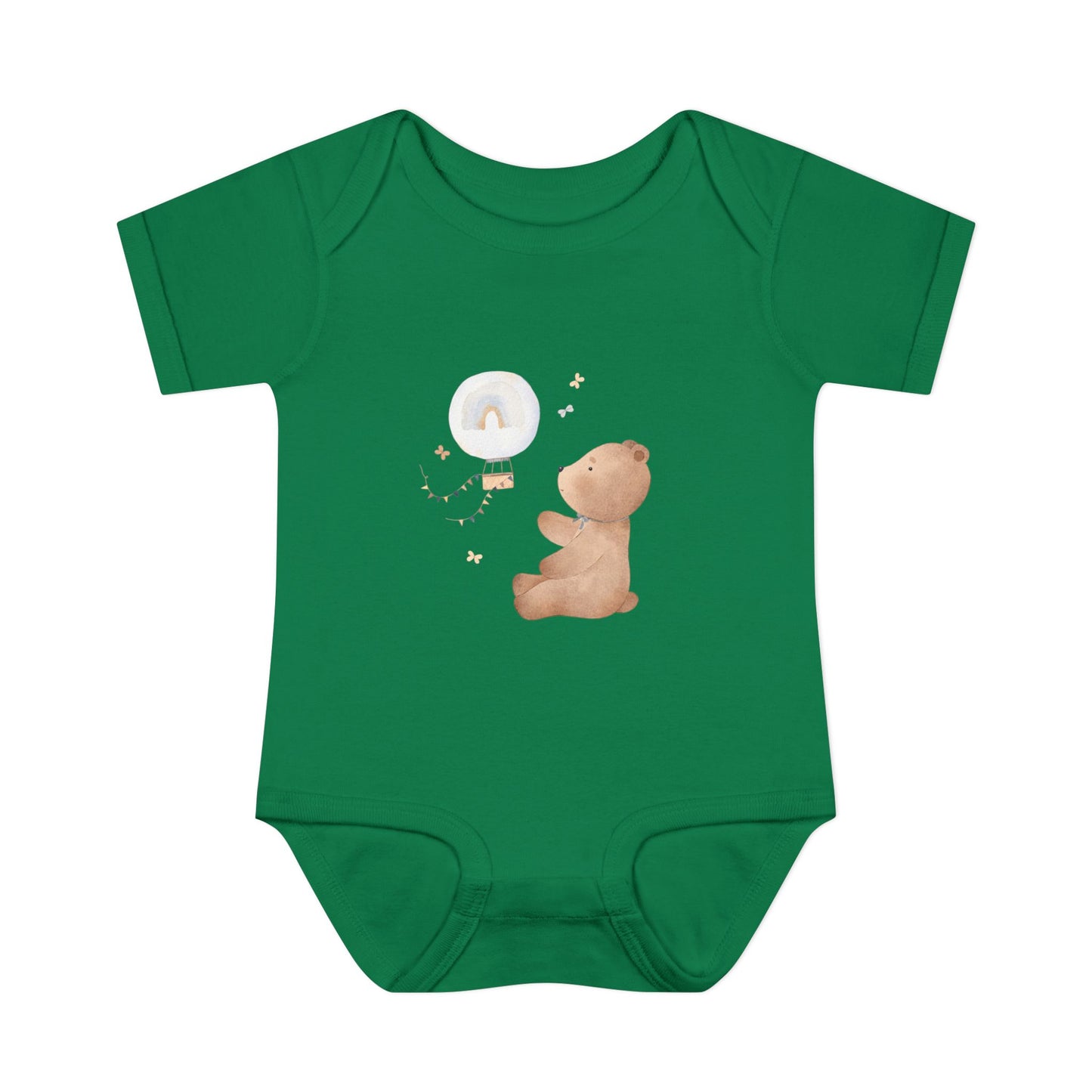Infant Baby Rib Bodysuit-Bear Bear