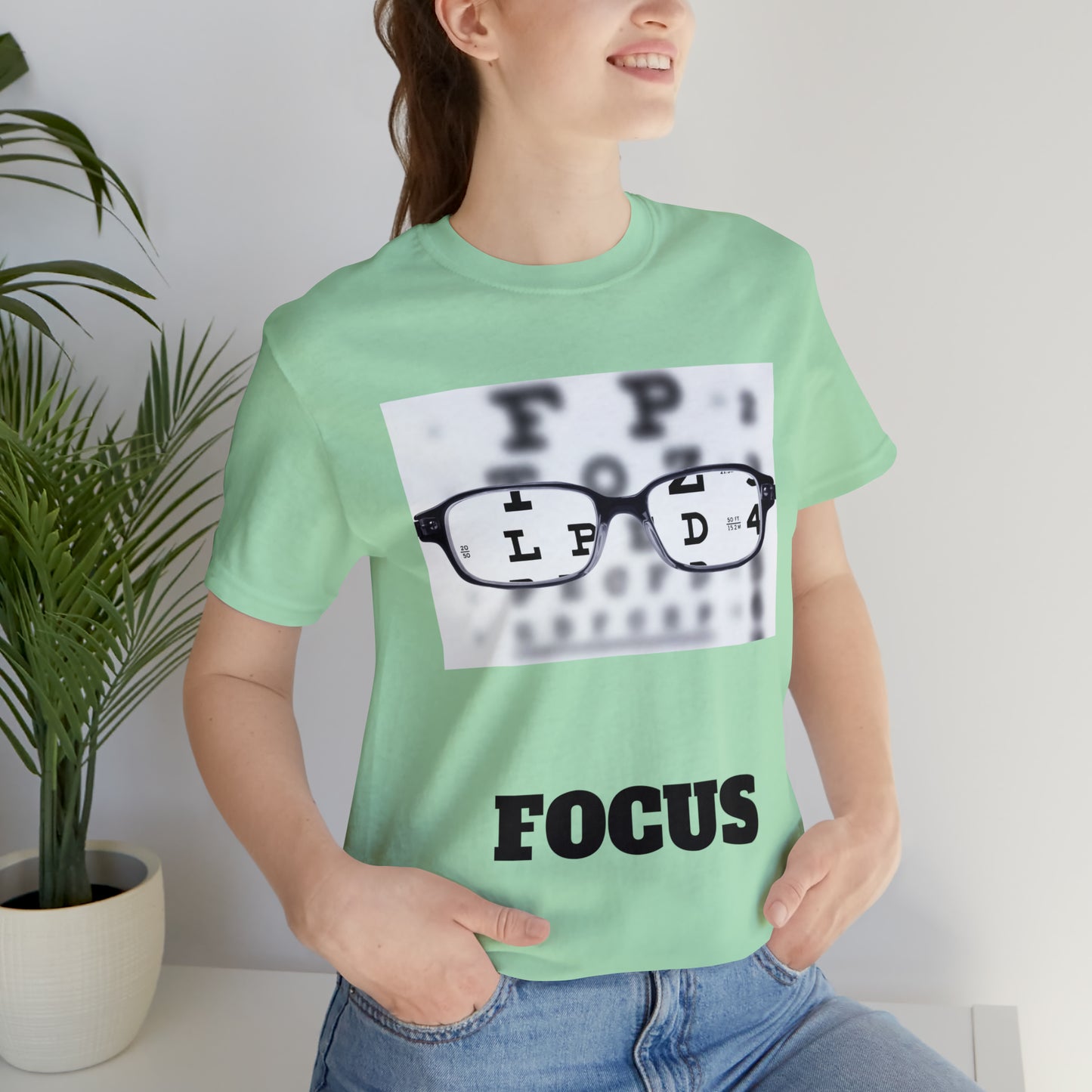 Unisex Jersey Short Sleeve Tee-FOCUS