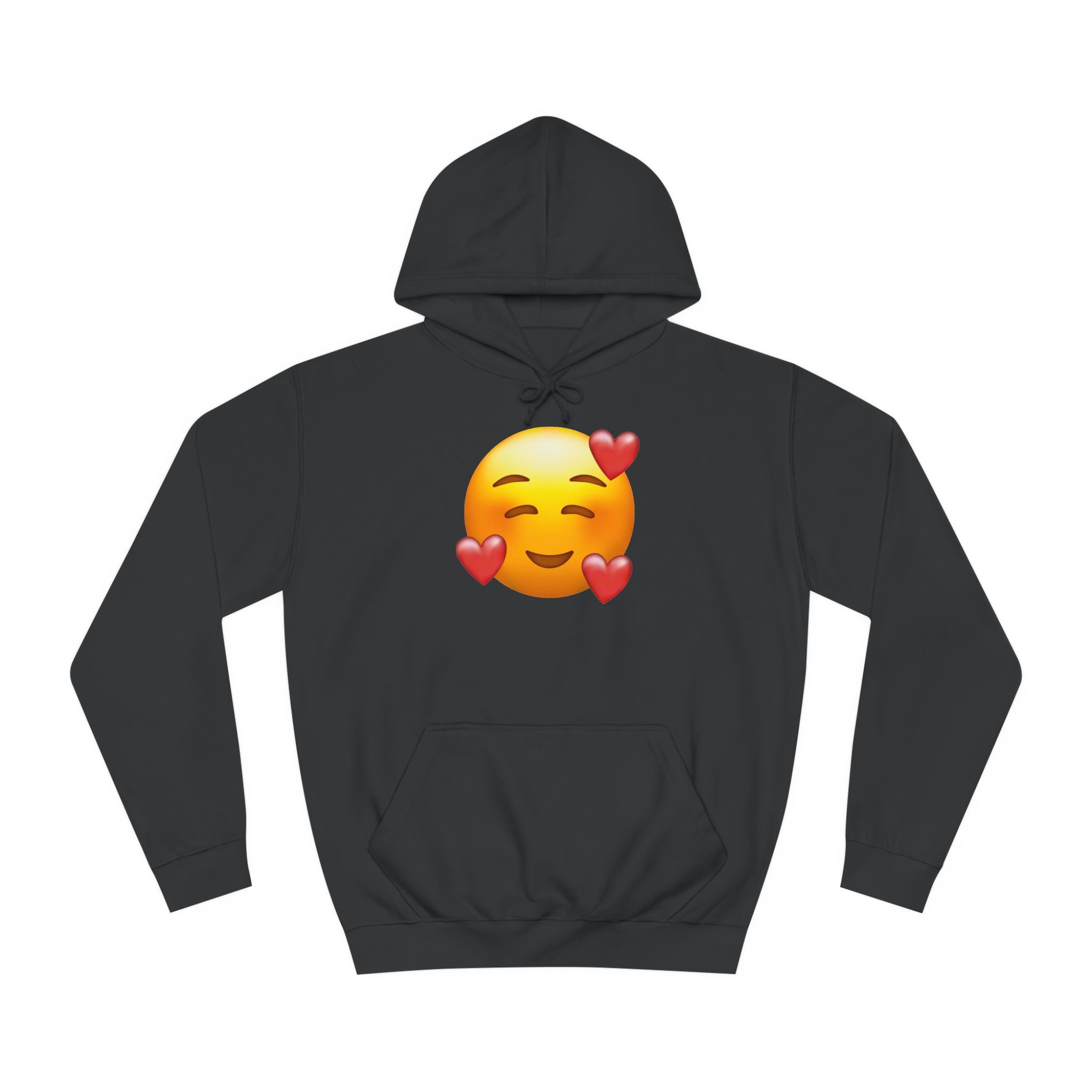 Unisex College Hoodie-Smile Heart Imoji