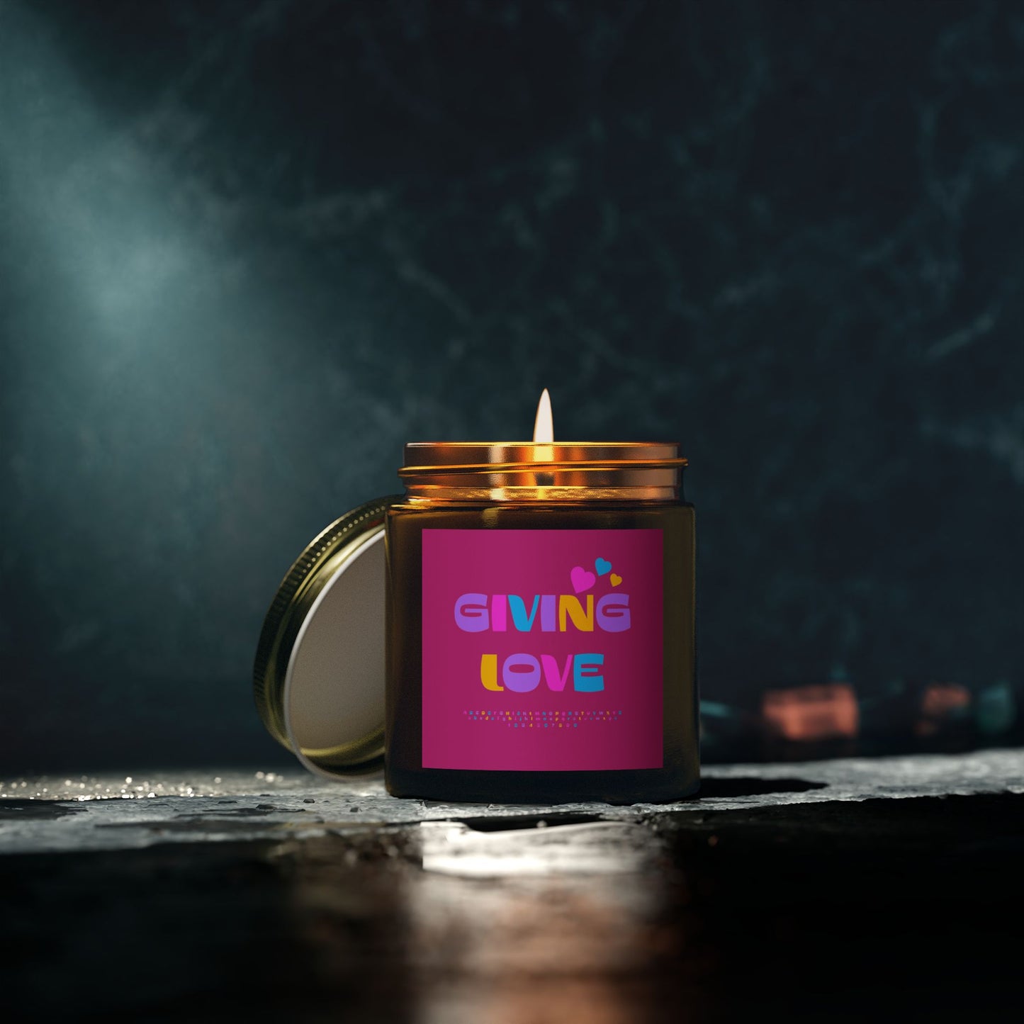 Scented Candles, Coconut Apricot Wax (4oz, 9oz)-GIVING LOVE