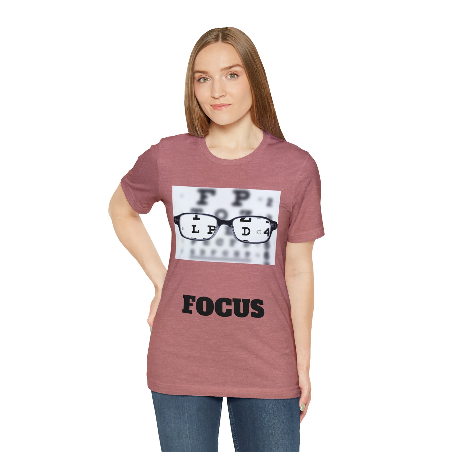 Unisex Jersey Short Sleeve Tee-FOCUS