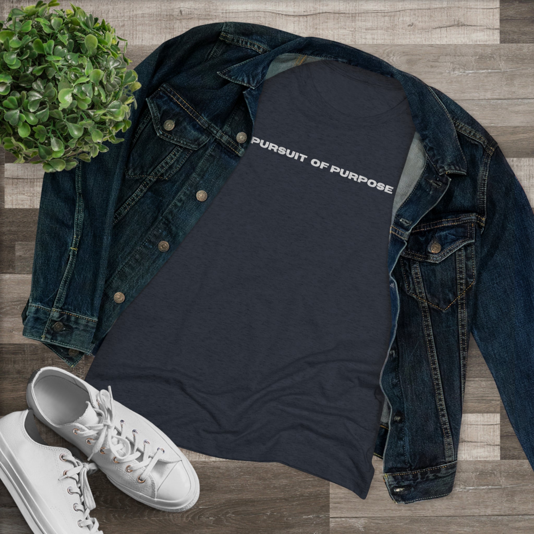 Women's Triblend Tee-PURSUIT OF PURPOSE