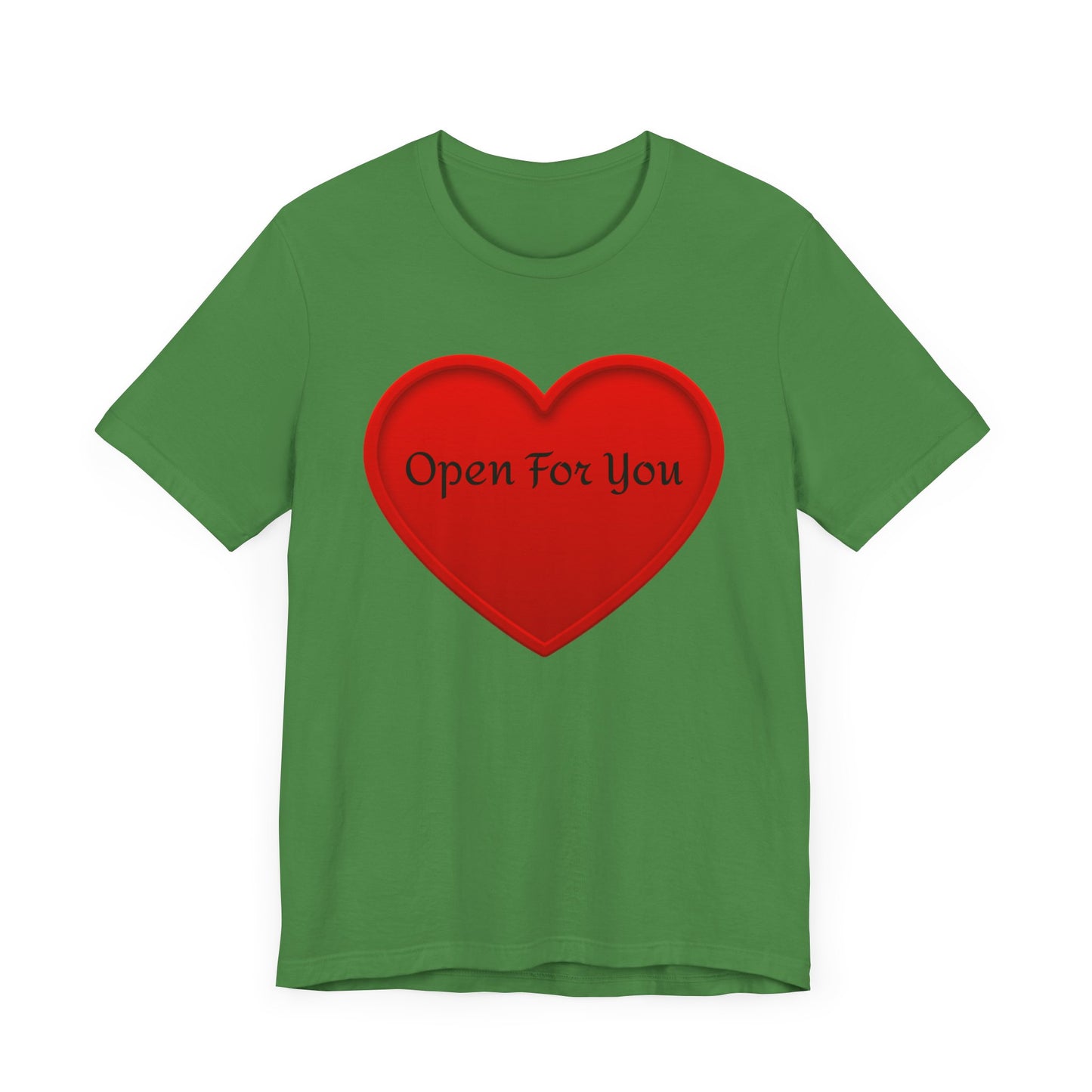 Unisex Jersey Short Sleeve-Open For You-HEART