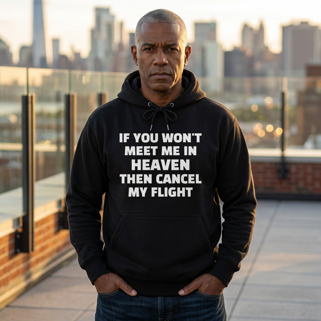 If You Won't Meet Me In Heaven Hoodie – Funny Faith Quote Pullover