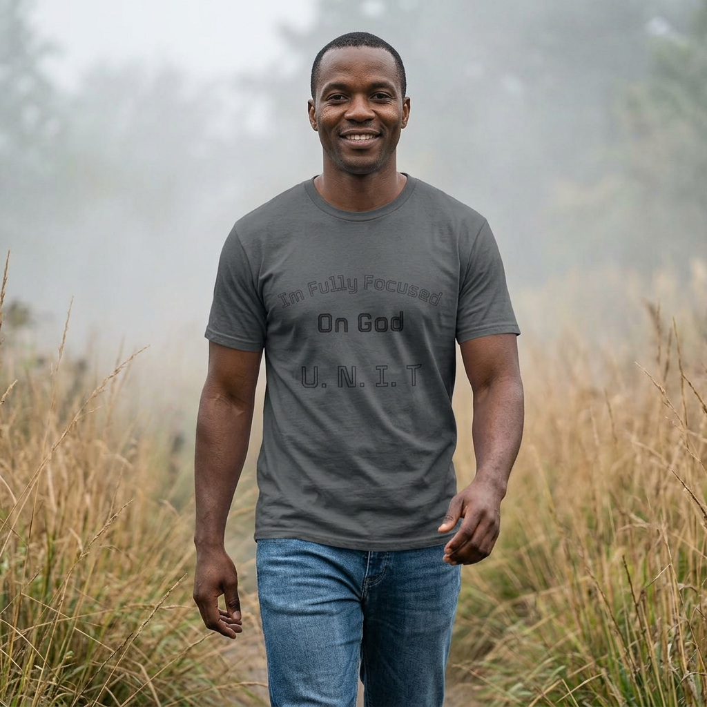 Faith T‑Shirt – "I'm Fully Focused On God U.N.I.T" Christian Tee