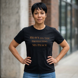 Unisex Softstyle Short Sleeve-Heavy On The Protecting My Peace