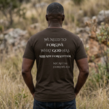 AI-Generated Person "WE NEED TO FORGIVE WHAT GOD HAS ALREADY FORGOTTEN" Christian Inspirational Tee