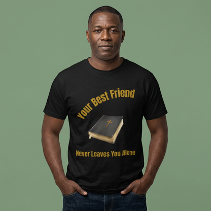 AI-MODEL-Bible 'Your Best Friend' Tee — Christian Faith Shirt