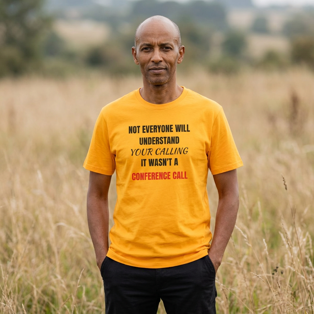 AI MODEL Unisex Soft-Style "YOUR CALLING/NOT A CONFERENCE CALL"