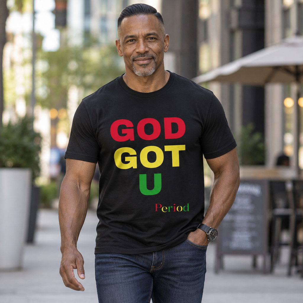 God Got You — Bold Rasta Faith T‑Shirt