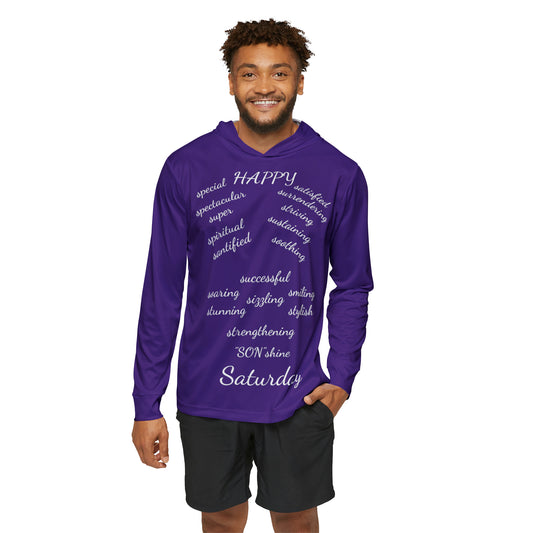 Men's Sports Warmup Hoodie (AOP)-Happy Saturday