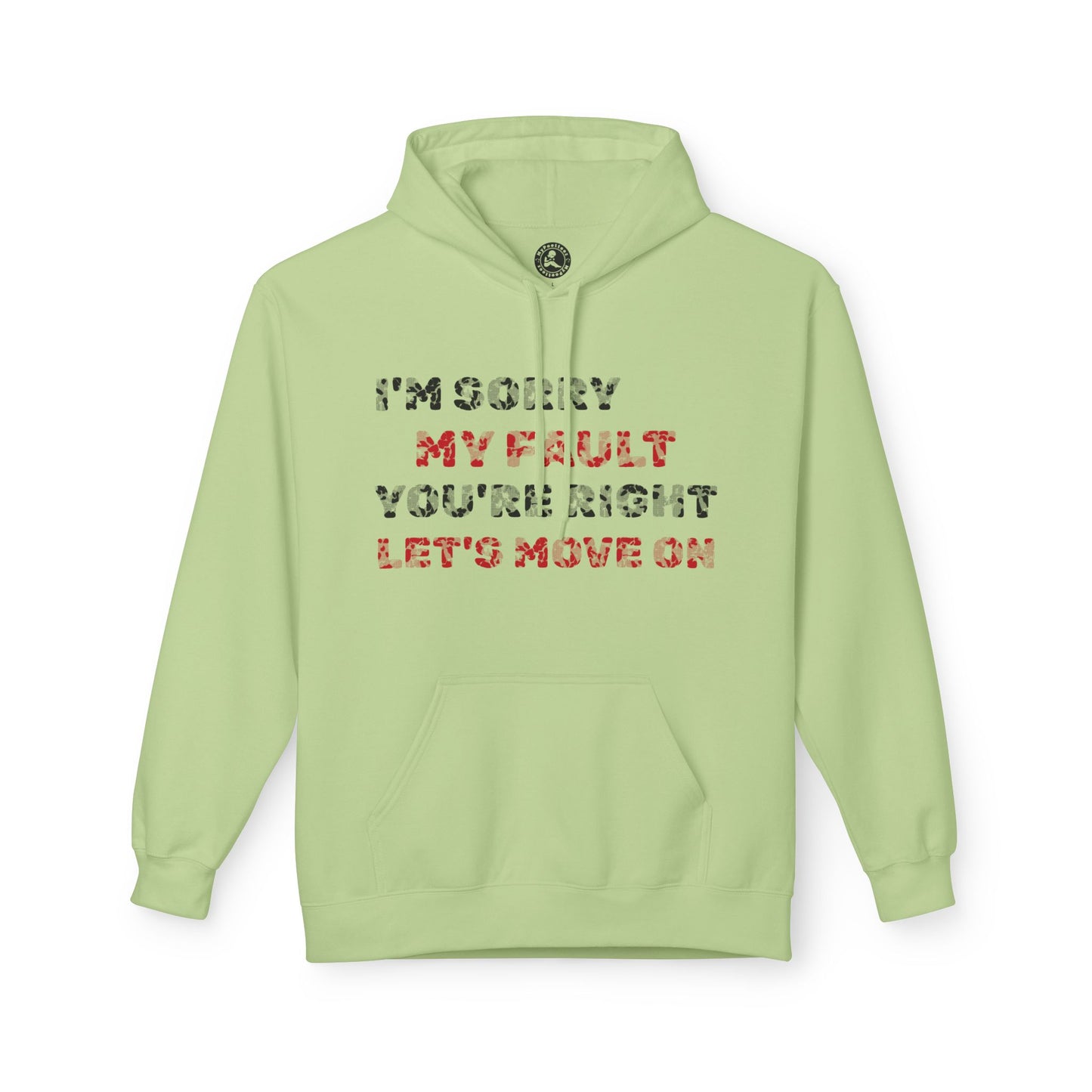 Unisex Midweight Softstyle Fleece Hoodie-LET IT GO