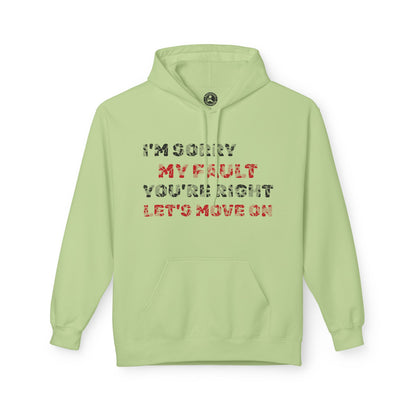 Unisex Midweight Softstyle Fleece Hoodie-LET IT GO
