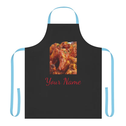Apron, 5-Color Straps (AOP) Your Name-Your Picture