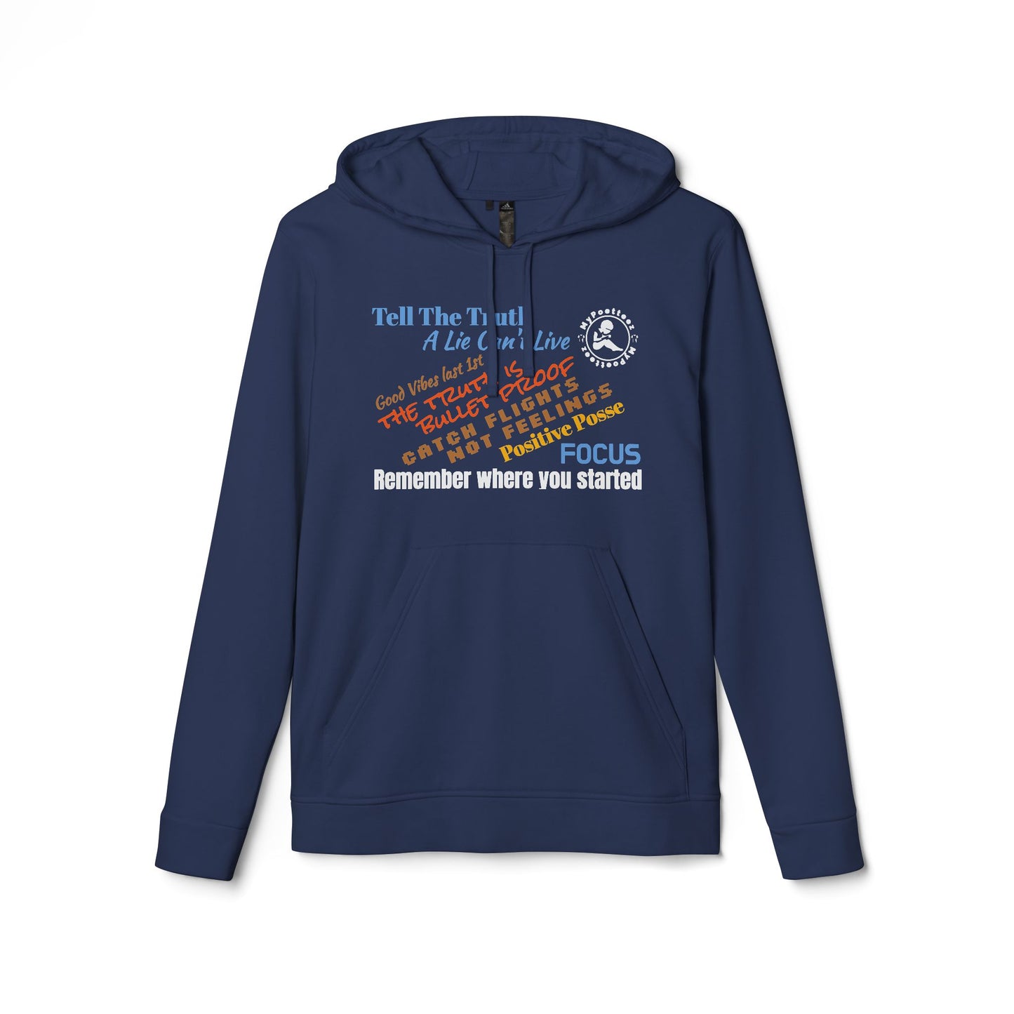 adidas Unisex Fleece Hoodie-INCLUSIVE No Back Print