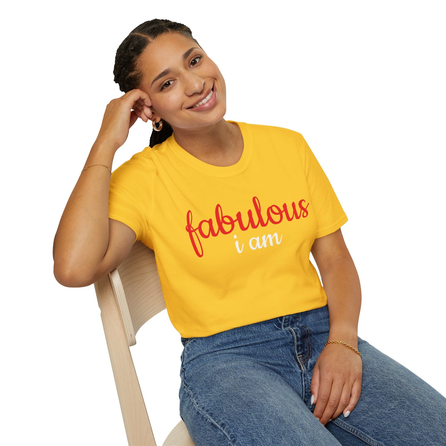 Unisex Softstyle Short Sleeve-fabulous i am