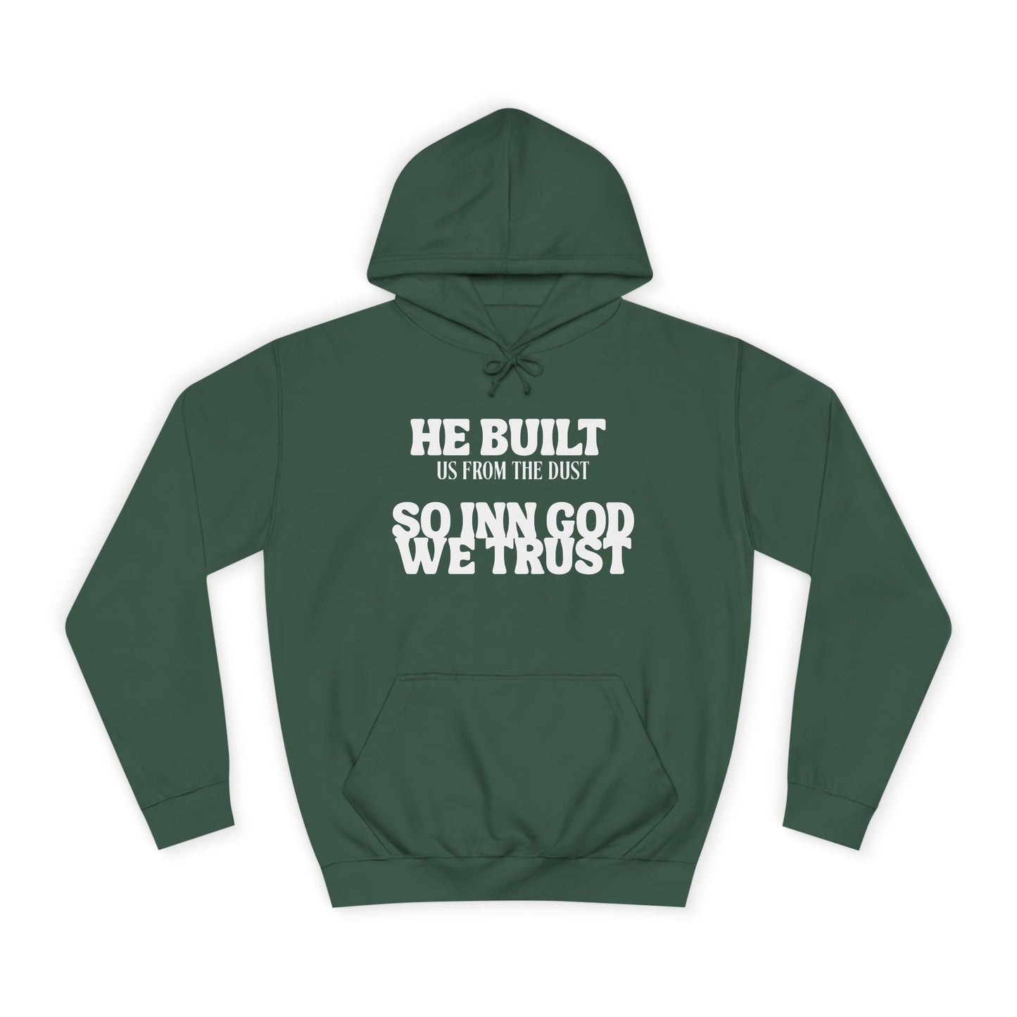 Unisex College Hoodie-INN GOD WE TRUST