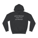 Suggest to SIZE UP- Waistband snug fit-Unisex College Hoodie-Grow Through