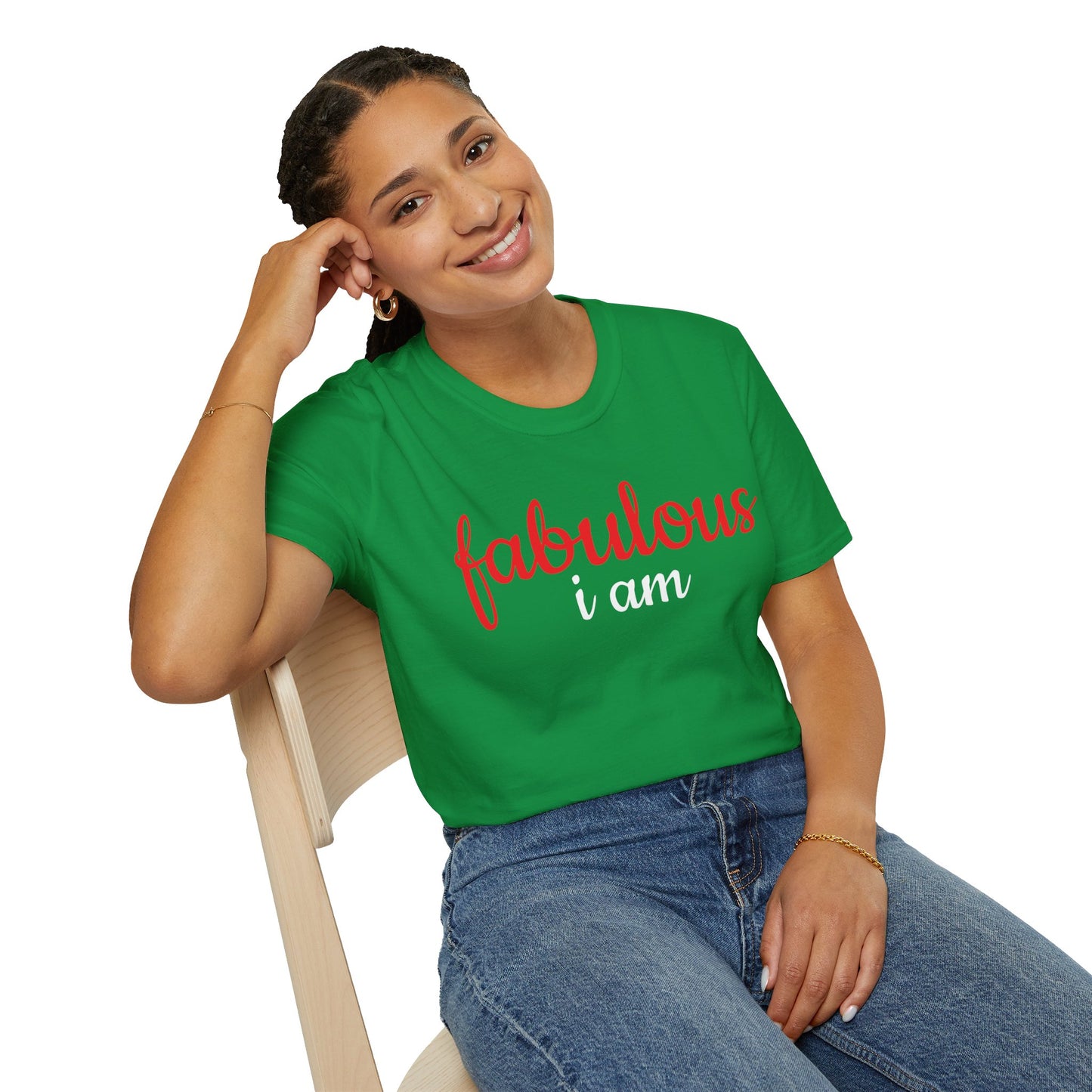 Unisex Softstyle Short Sleeve-fabulous i am