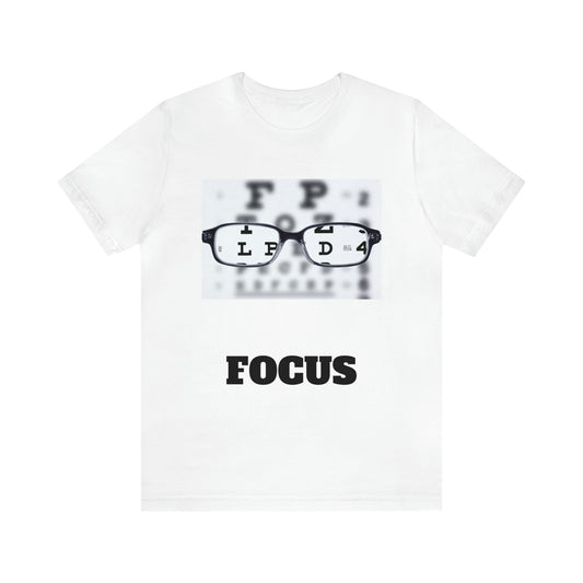 Unisex Jersey Short Sleeve Tee-FOCUS