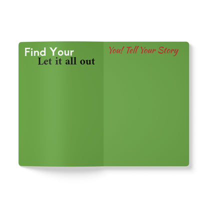 Inspirational Softcover Journal - "Exhale A Deserved Breath"