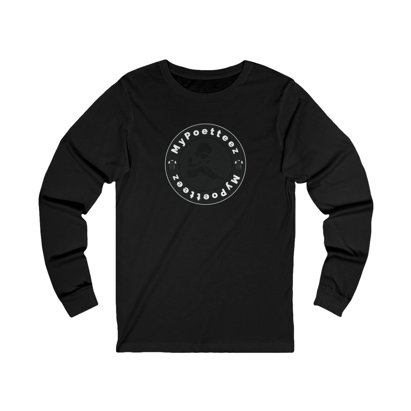 Unisex Jersey Long Sleeve Logo & QR Code