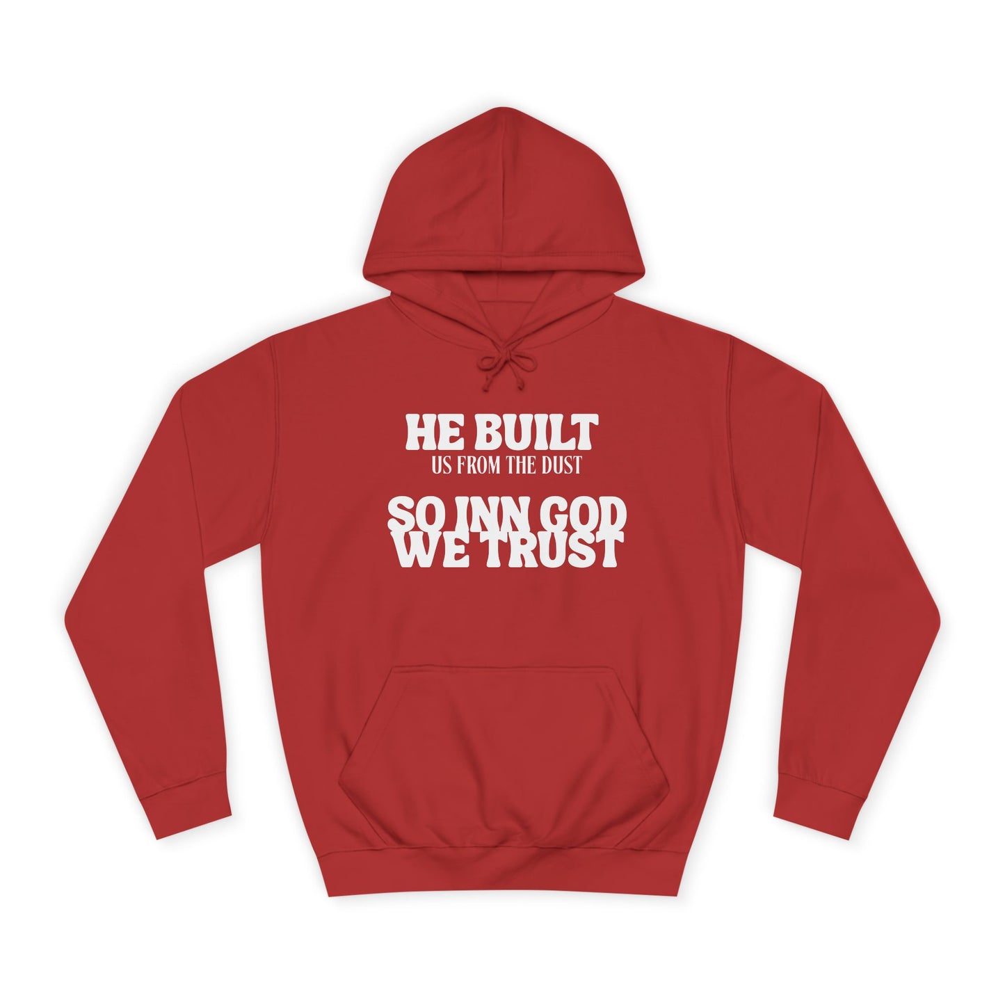Unisex College Hoodie-INN GOD WE TRUST