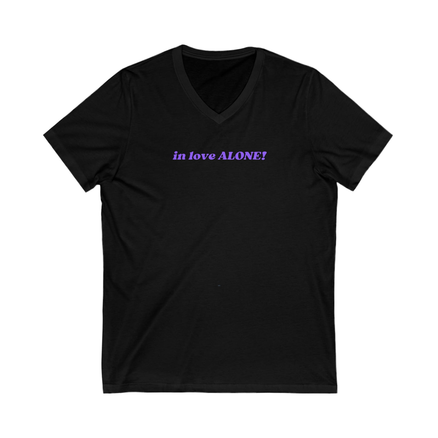 Unisex Jersey Short Sleeve V-Neck Tee-In Love Alone