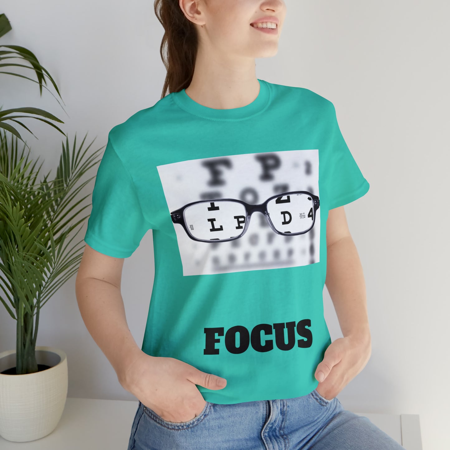 Unisex Jersey Short Sleeve Tee-FOCUS