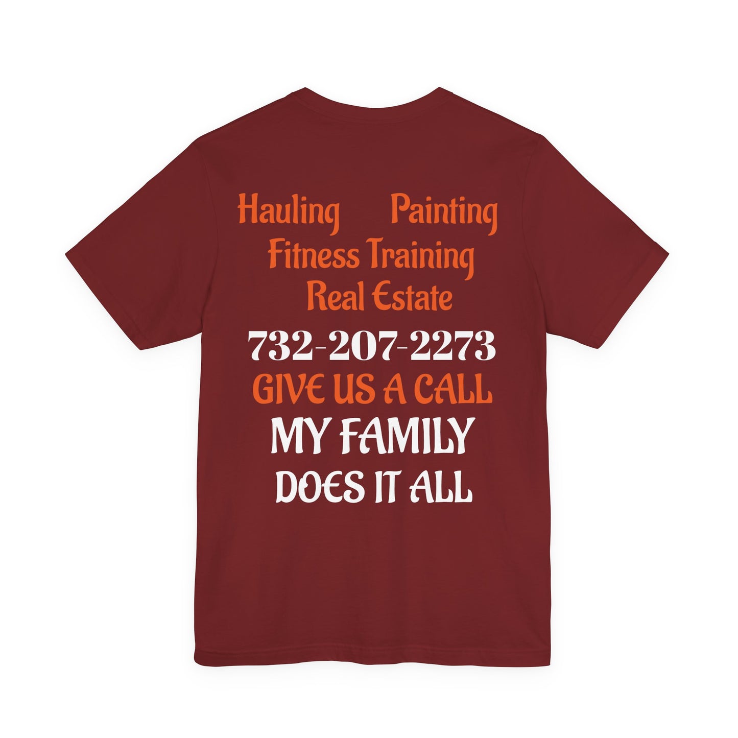 Unisex Jersey Short Sleeve-MY FAMILY DOES IT ALL-CALL