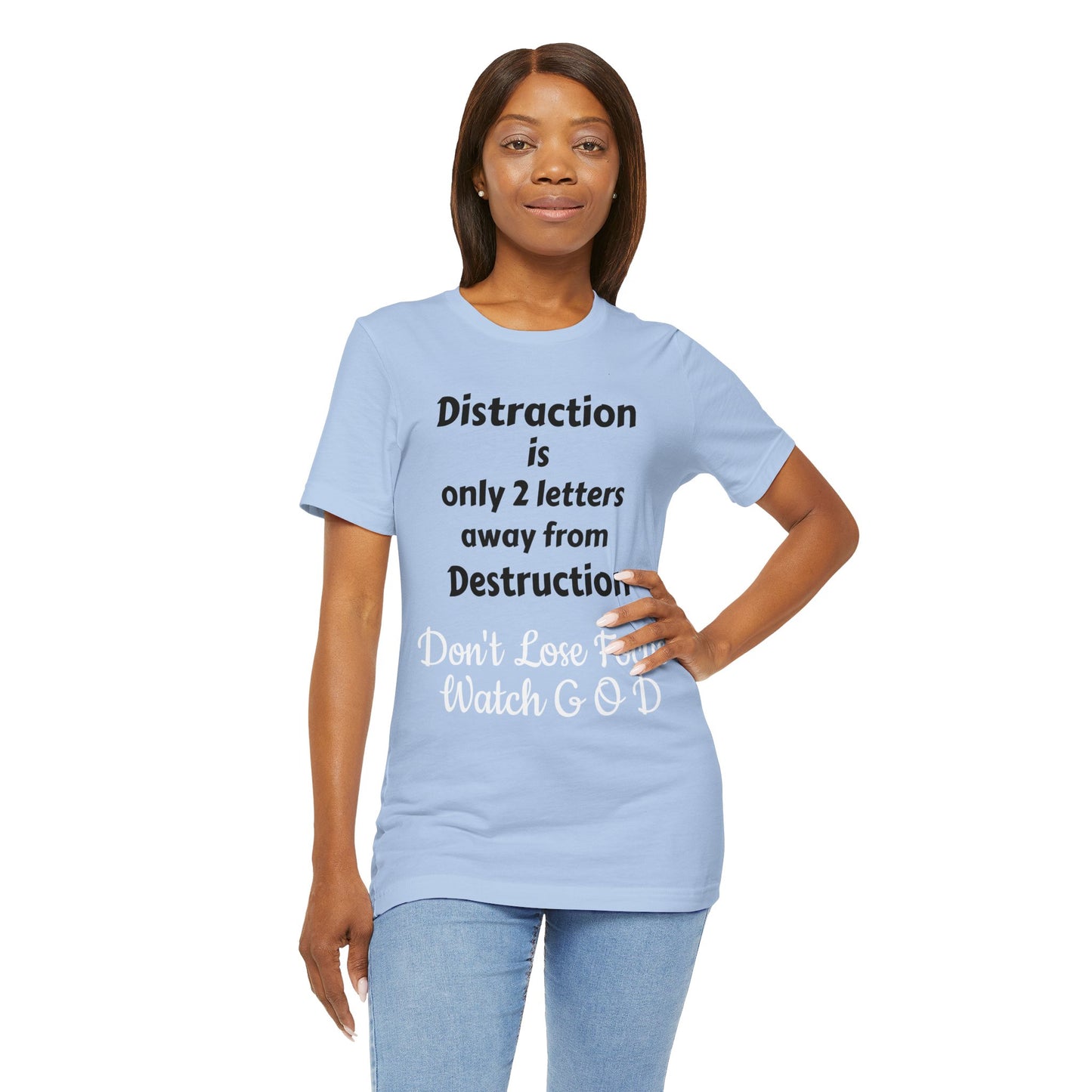 Unisex Jersey Short Sleeve-Distraction-Destruction