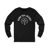 Unisex Jersey Long Sleeve-GIVE'EM JESUS