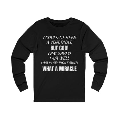 Unisex Jersey Long Sleeve-BUT GOD!