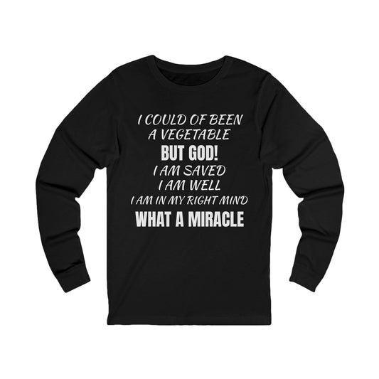 Unisex Jersey Long Sleeve-BUT GOD!